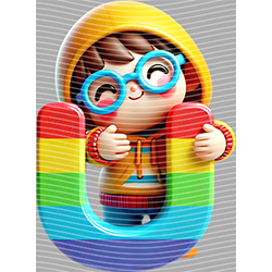 Cartoon letters-CL 558